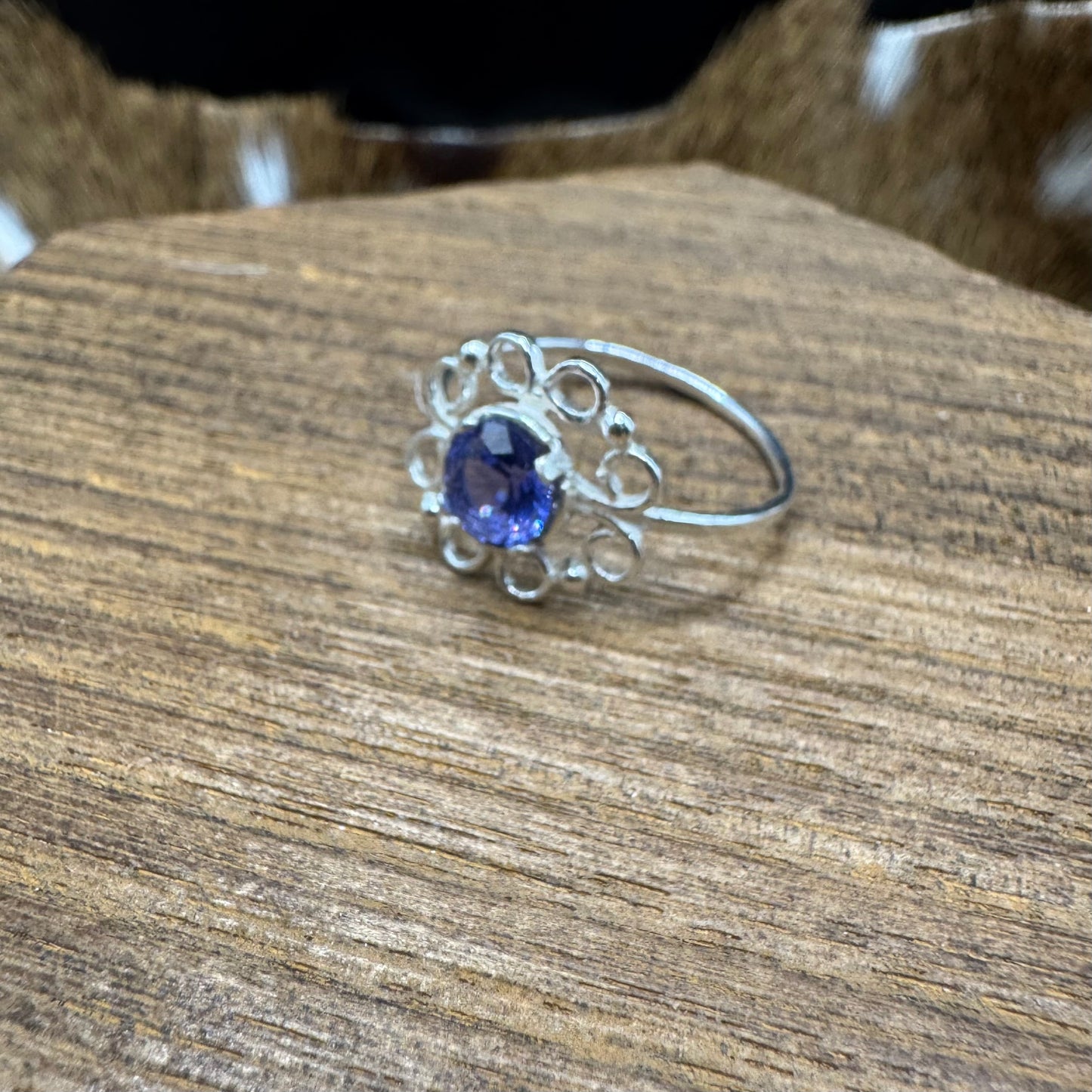 Twilight bloom ring