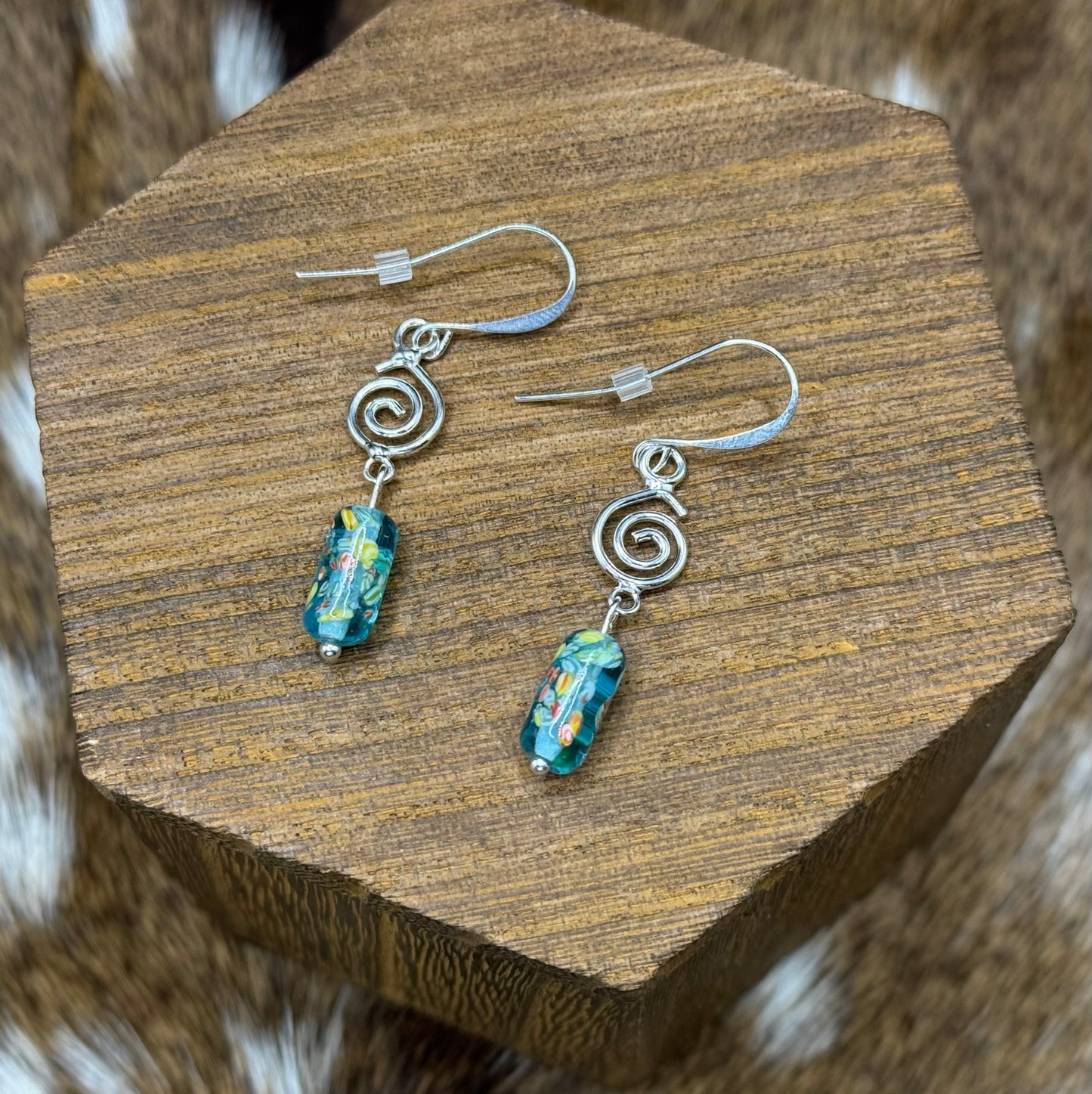 Swirl Van Gogh”eske” earrings
