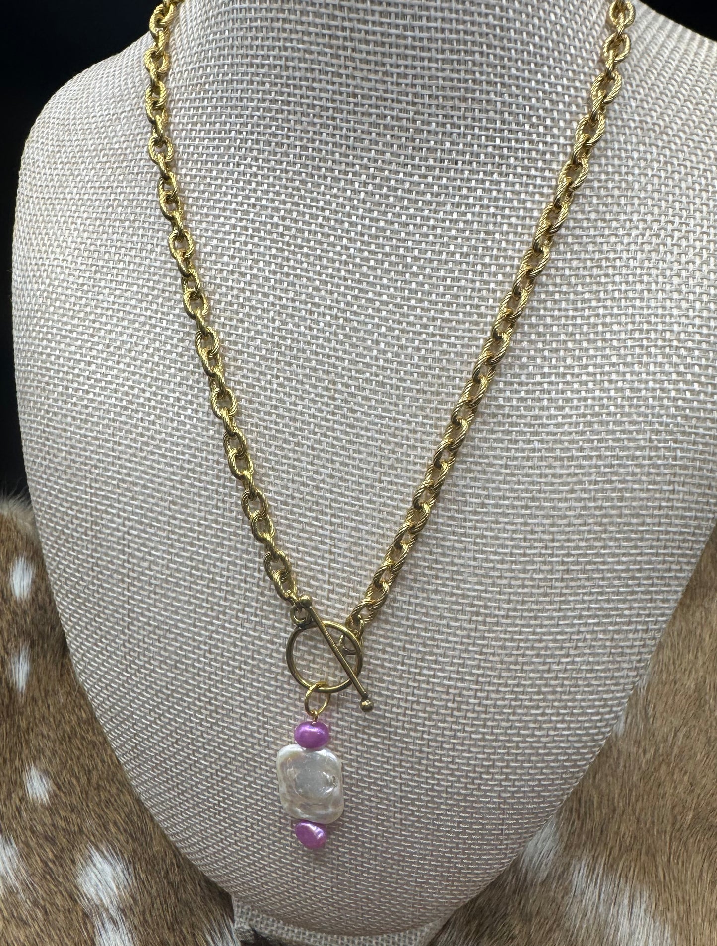 Wild orchid necklace