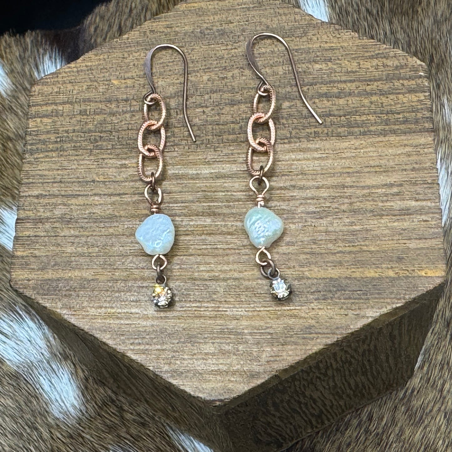 Copper pearl drops