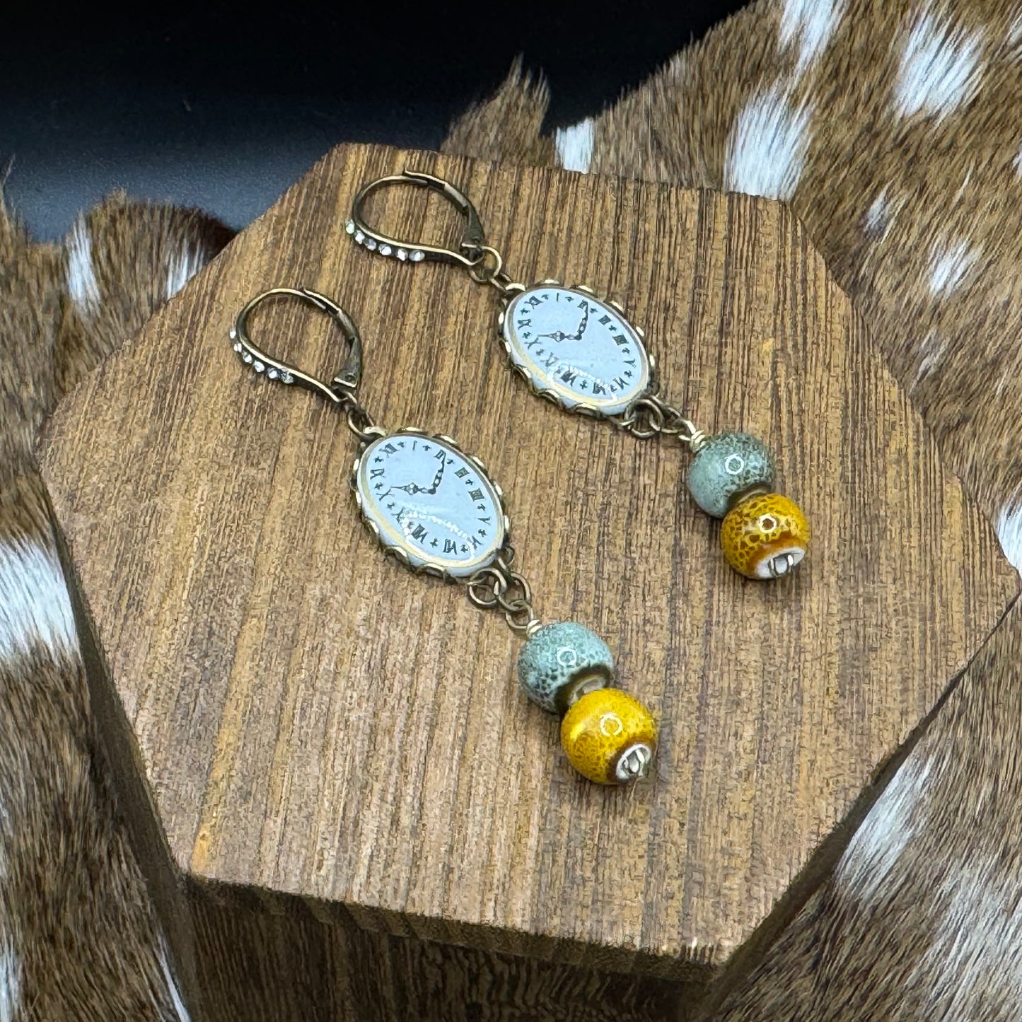 Time is fleeting earrings