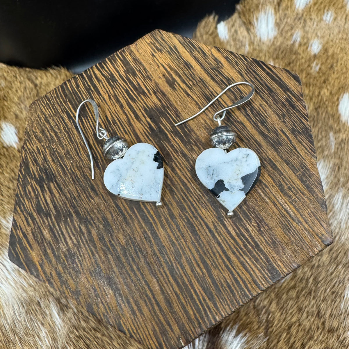 White Buffalo Heartbreaker earrings