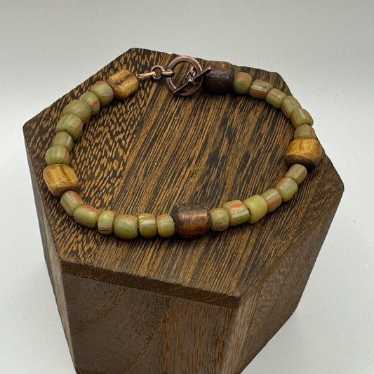Men’s African beaded bracelet
