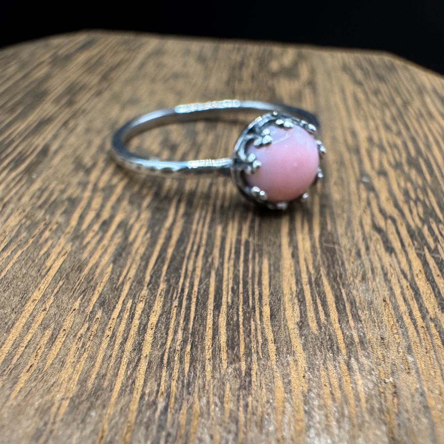 Queen conch silver ring