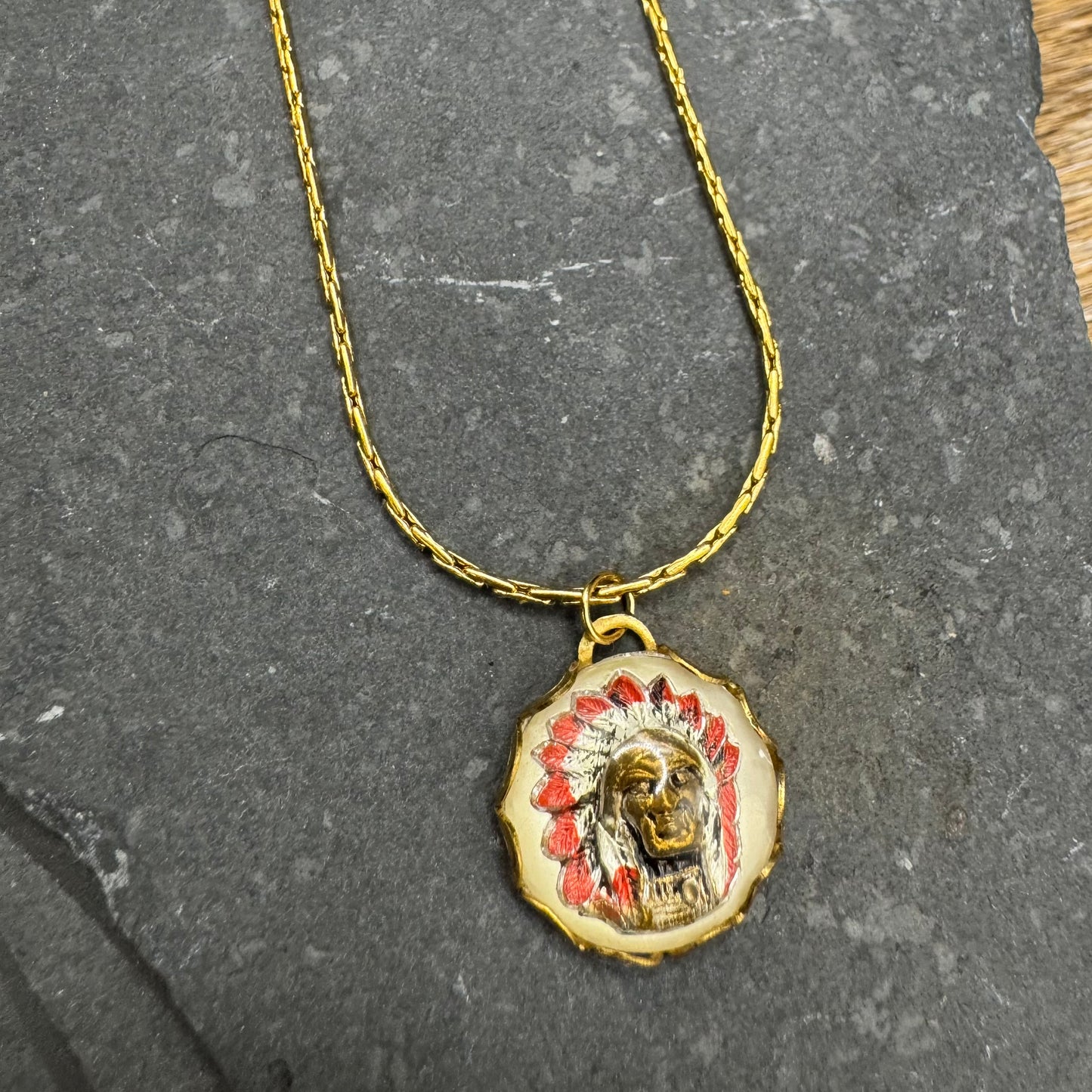 Indian Chief necklace