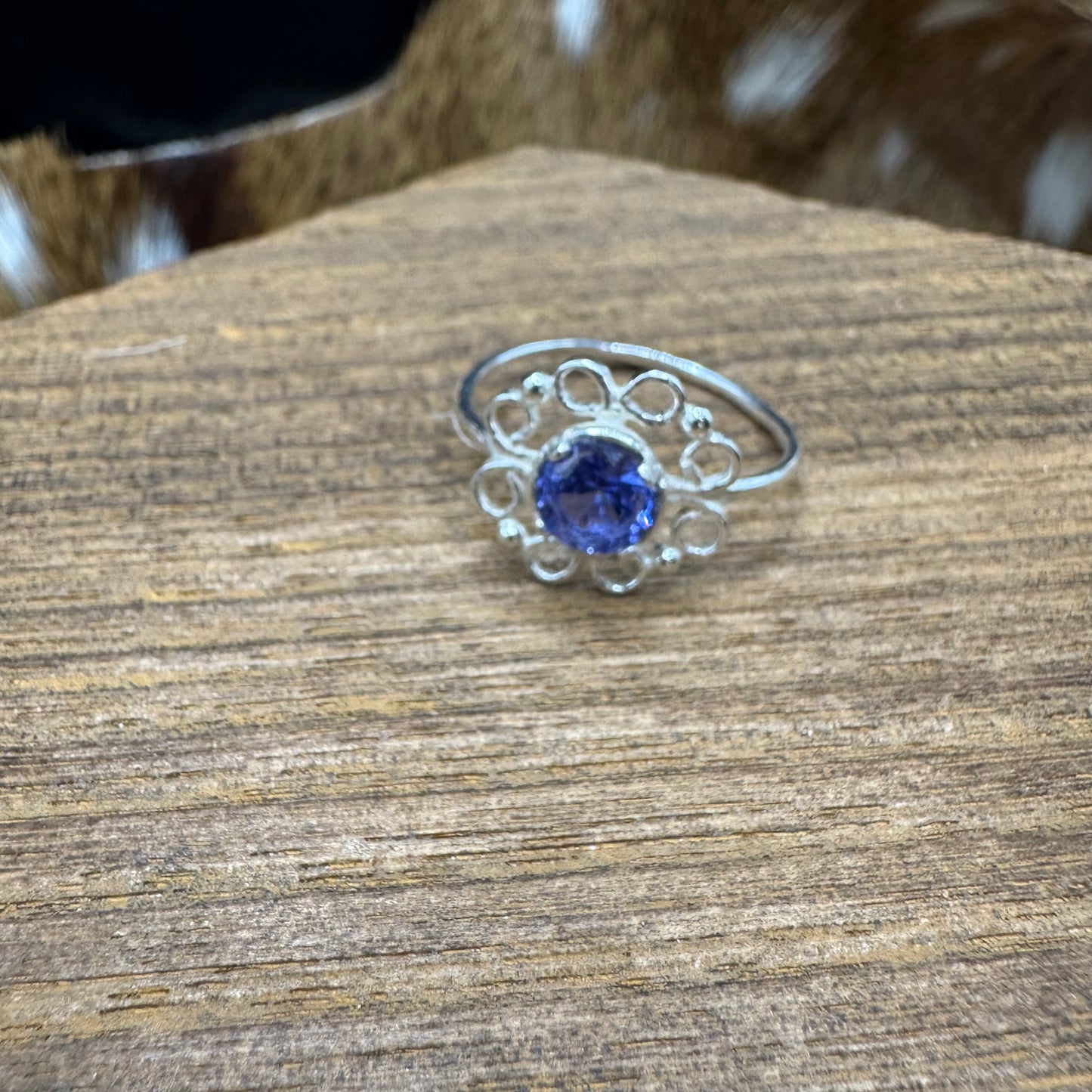 Twilight bloom ring