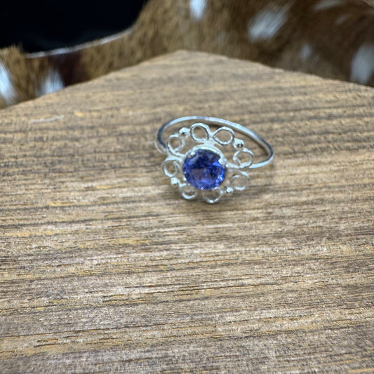 Twilight bloom ring