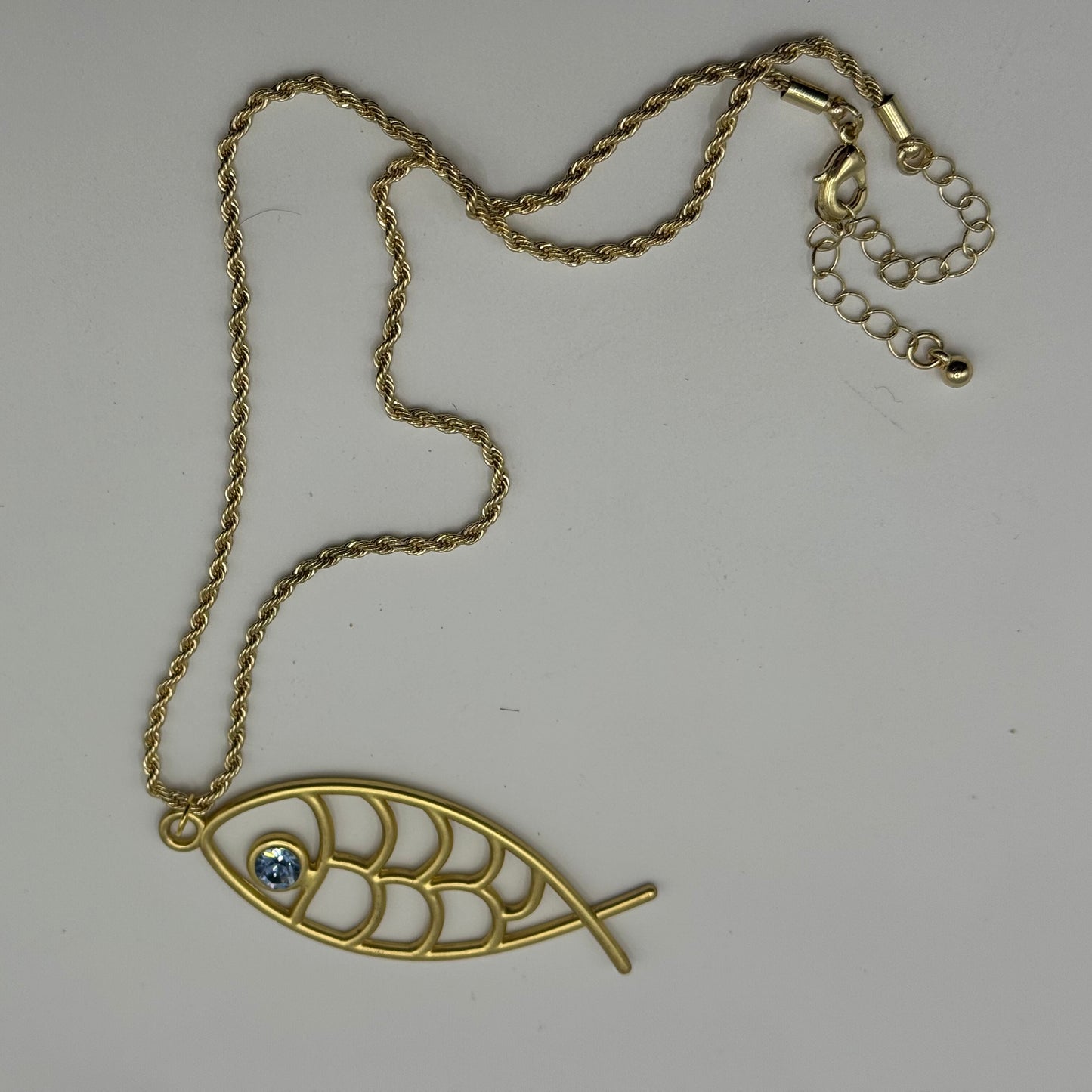 Out of the water and over your heart necklace