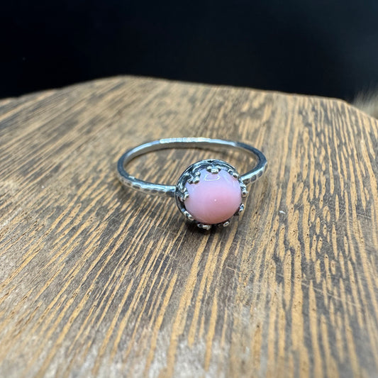 Queen conch silver ring