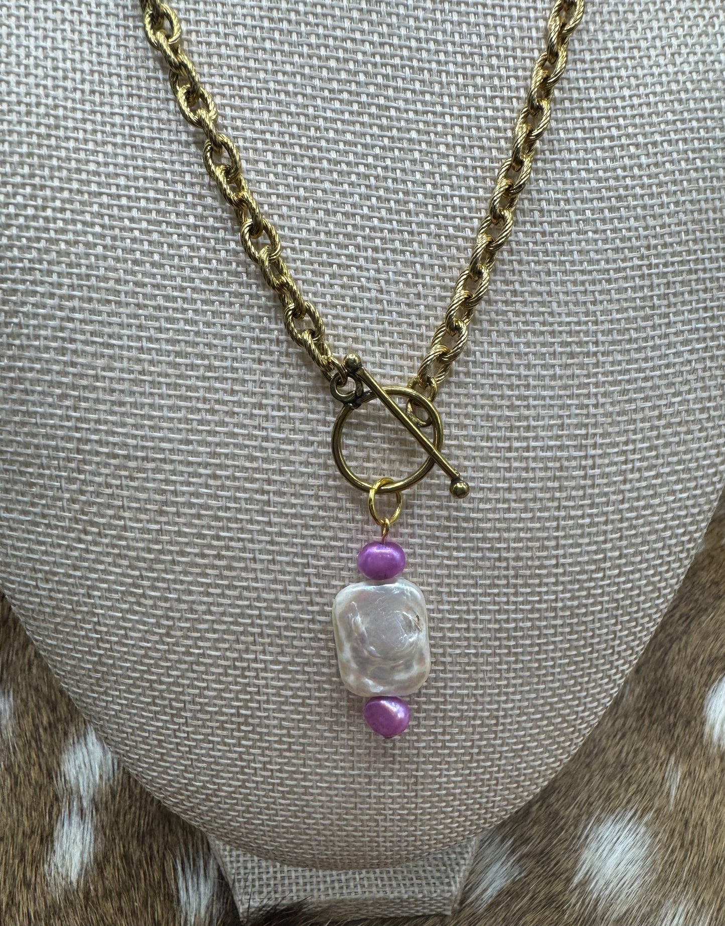 Wild orchid necklace