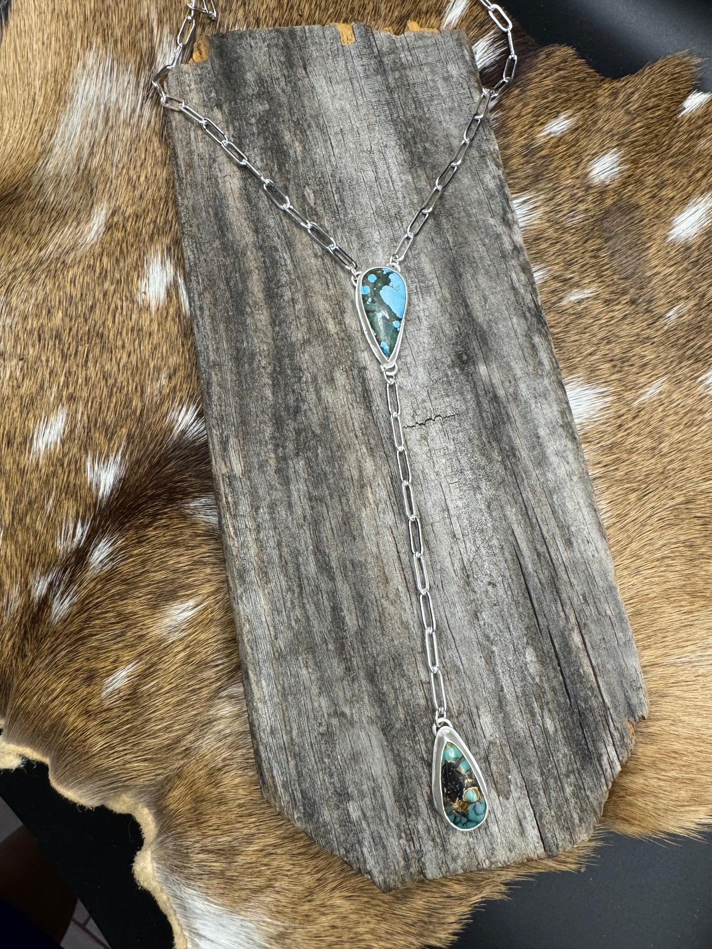 Royston turquoise lariat