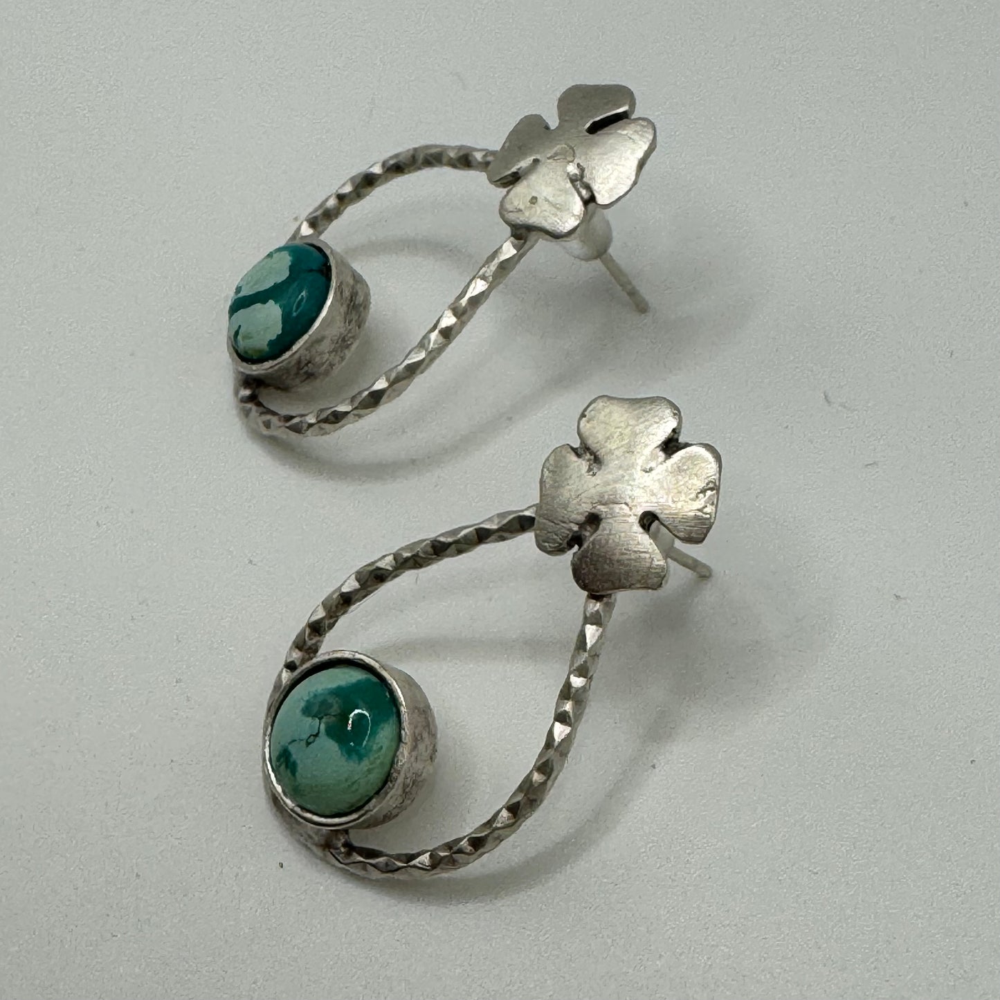 Shamrock turquoise earrings