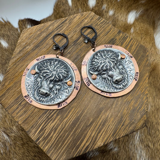 Buffalo earrings