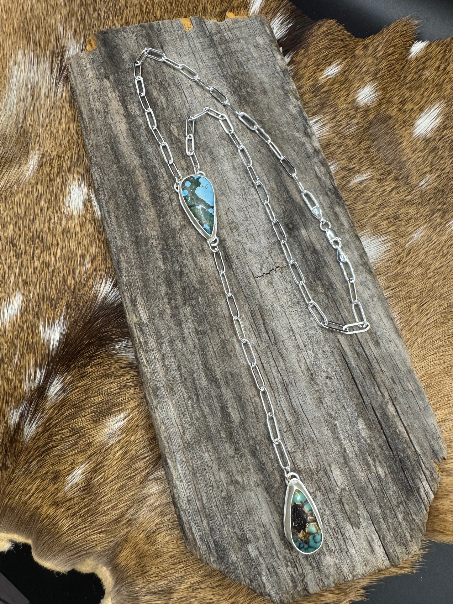 Royston turquoise lariat