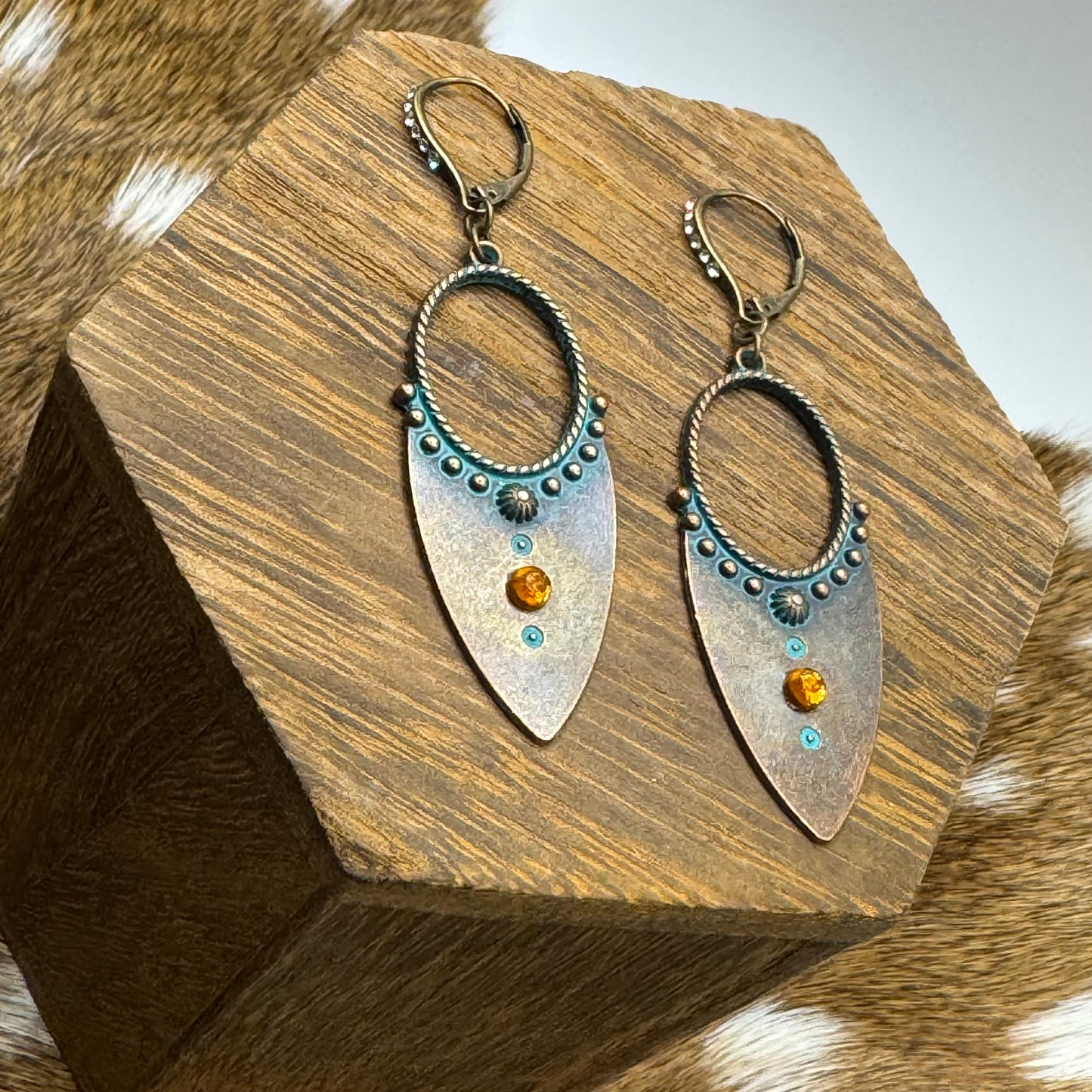 Boho earring drops