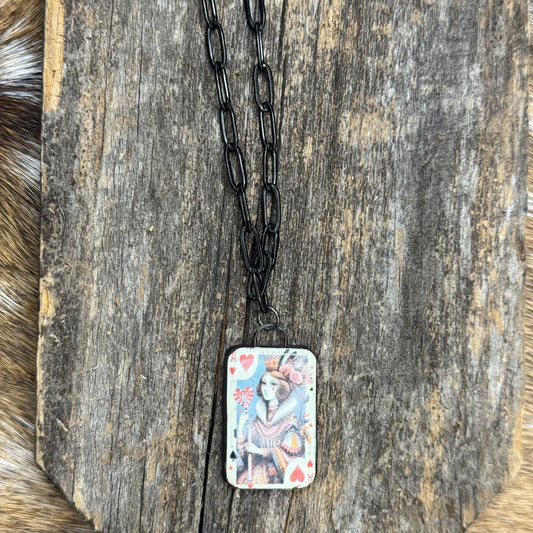 Queen of hearts necklace