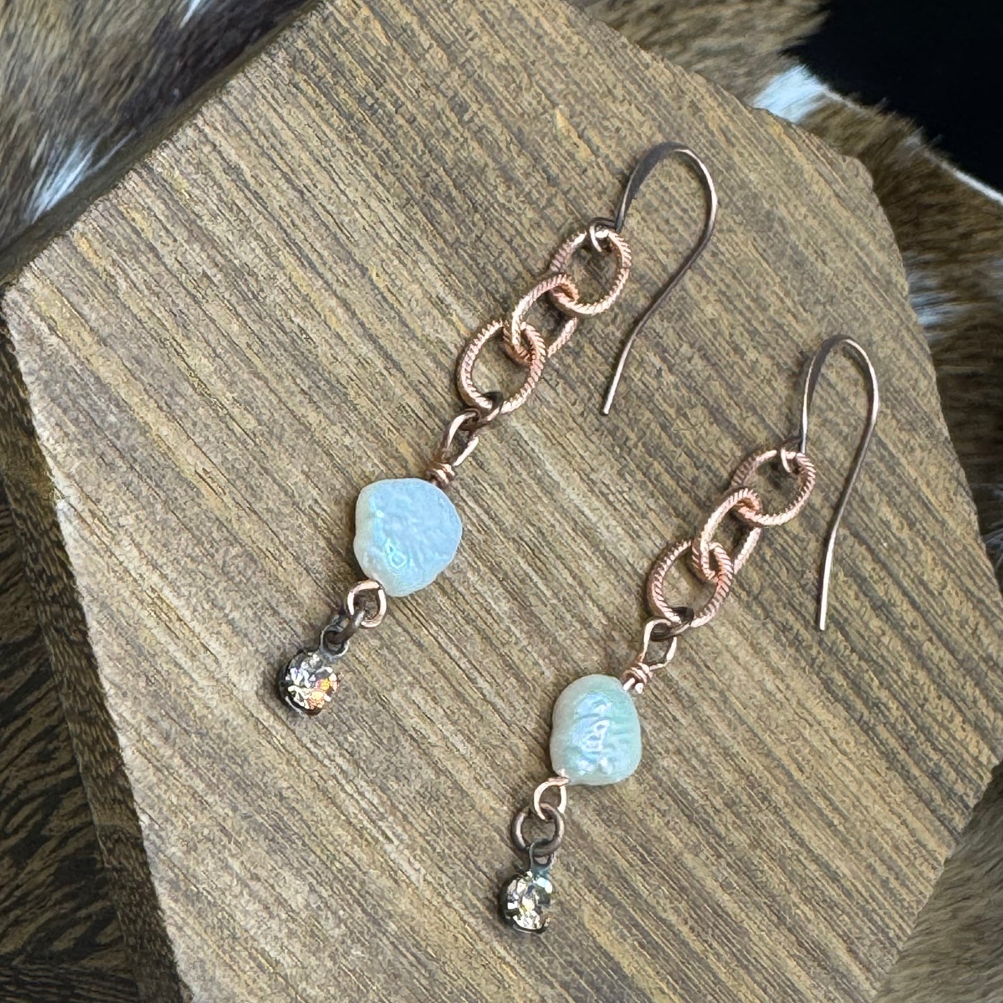 Copper pearl drops