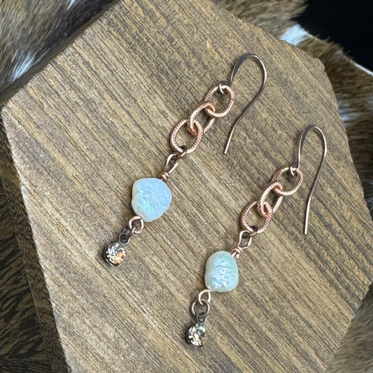 Copper pearl drops