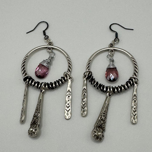 Dream catcher earrings