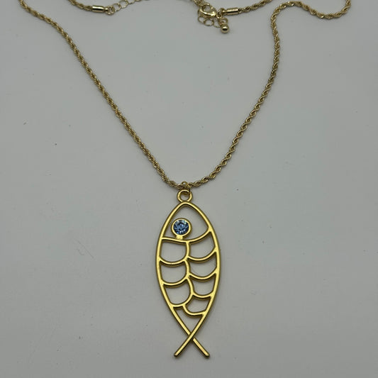 Out of the water and over your heart necklace