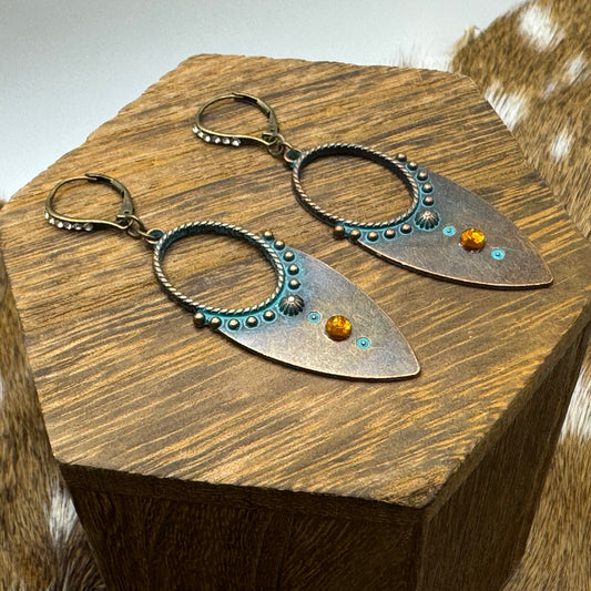 Boho earring drops